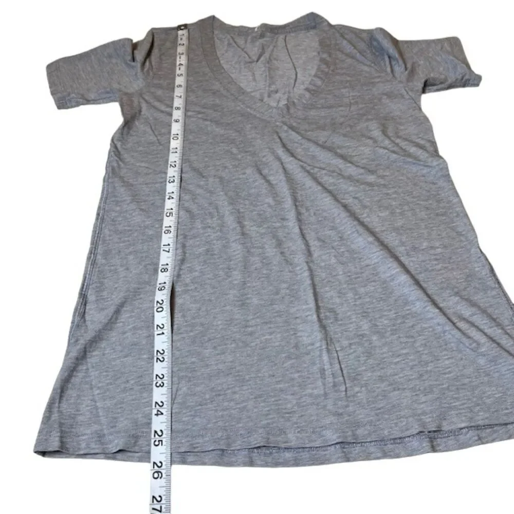 Lululemon Love Tee IV Heathered Arctic Grey White Size Small‎ - Picture 7 of 10
